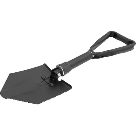 Pelle Pliable - Lame En Acier Forgé 24 Pouces Déplié 10 Pouces Replié Pour Camping Randonnée Survie Urgence - 1 Pièce (1/5)