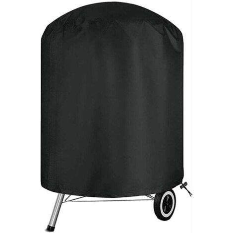 Housse Barbecue - Tissu Oxford 210D Imperméable avec Doublure PVC - Protection UV et Antivente - Pour Grill à Cuve - 58 x 77 cm