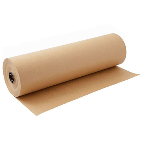 Rouleau De Papier Kraft - 30,5 Cm x 3048 Cm - Pour Emballage Cadeau, Artisanat Et Expédition - 1 Pièce (1/5)