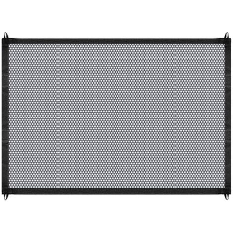 Grille De Sécurité Pour Escalier - Grille Anti-Chien Et Chat En Maille Avec Tige De Tension - Hauteur 75 Cm Largeur 180 Cm - Installation Sans Perçage - 1 Pièce