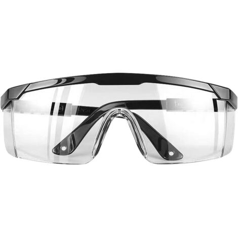 Lunettes De Protection - Verres Clairs Anti-rayures UV400 - Protection Contre Les Éclaboussures Et Les Chocs - Avec Protecteurs Latéraux - Taille Unique - 1 Pièce (1/5)