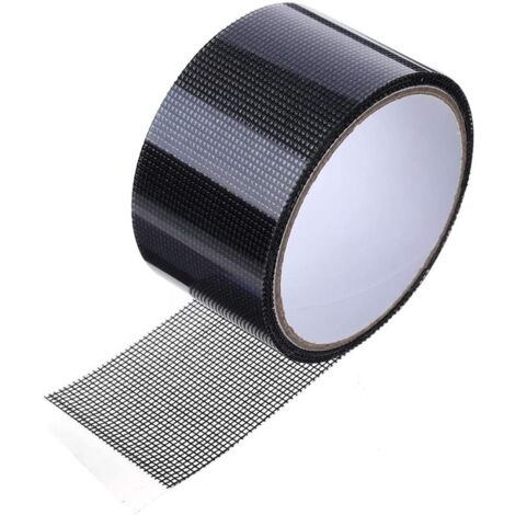Ruban De Réparation Pour Moustiquaire - Fibre De Verre - 5 Cm X 200 Cm - Étanche Et Respirant - Adhésif Fort Pour Fenêtres Portes Et Tentes (1/5)