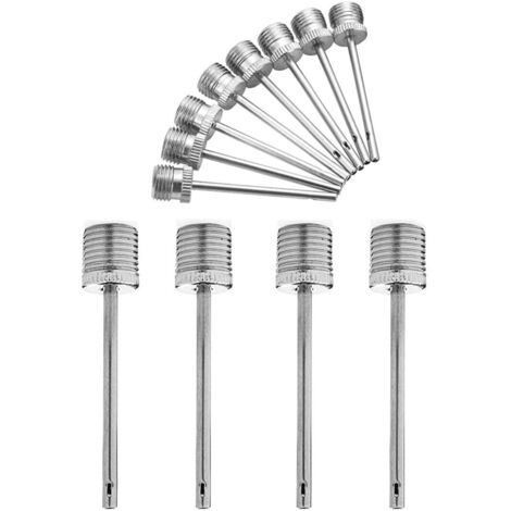 Aiguille De Gonflage - Double Orifice - 4 cm - Pour Ballons De Sport Et Articles Gonflables - 12 Pièces