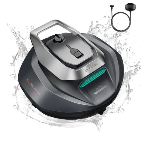 Ultenic Robot Limpiafondos Piscina con 3 Motores P10S, 90Min, 80m², Recogida sin Poste, Estacionamiento Automático, Aspirador Piscina Fondos, Mando a distancia