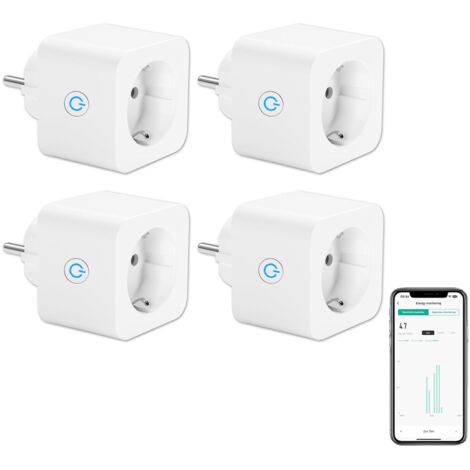 Prise connectée 16A 3680W monitoring énergie 4 pièces (1/5)