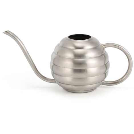 Plant watering can - Vintage style - 400ml - Matte silver (1/5)