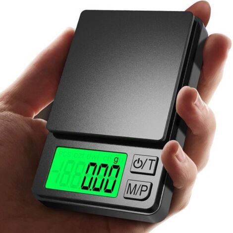 This electronic kitchen scale has a 1 kg accuracy of 0.01 g, an LCD display and lighting, and comes with a protective case. It is suitable for measuring jewelry, food, coffee and various ingredients, (1/5)