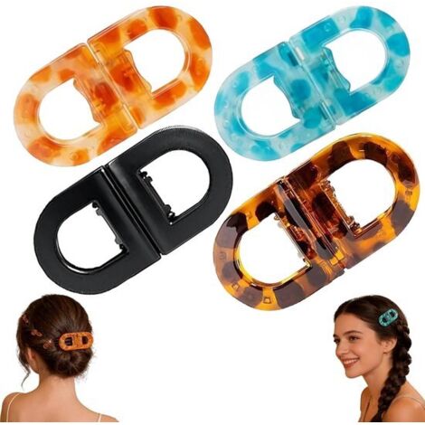 magnetic hair clips - very secure and non-slip - 2-in-1 design, suitable for everyday use - gentle on all hair types