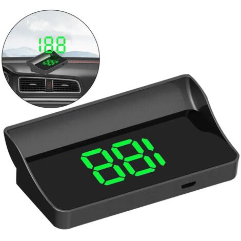 In-vehicle head-up display, universal GPS speedometer, digital in-vehicle speedometer, GPS speedometer for cars and motorcycles, plug and play. (1/5)