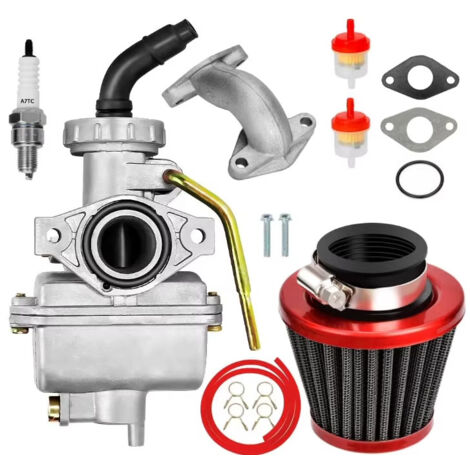 Carburetor kit, carburetor intake air filter assembly, ATV/motocross accessories, suitable for Tao bike 4 Stroke Go Kart Pit Dirt Bike (1/5)