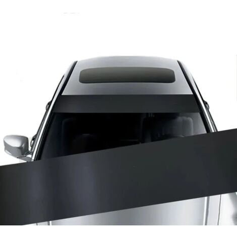 1-Pack - Car Windshield Sunshade, Universal Automotive Exterior Accessories, Sunshade Car Stickers - Black (1/2)