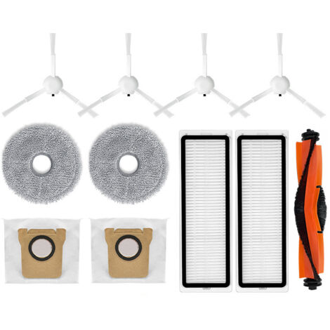 Accessories for Xiaomi Mijia Robot Vacuum Cleaner, compatible with X20+/X20 PLUS, including main brush/side brush/filter. (1/5)
