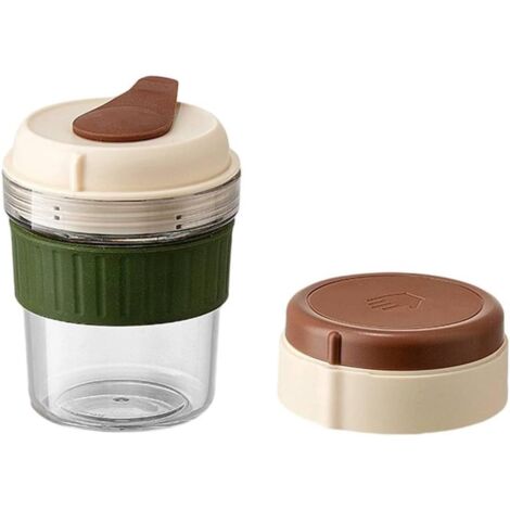 Ice cube cup - Cup with ice cubes - With sealing lid - Leak-proof design - Suitable for cold drinks (1/5)