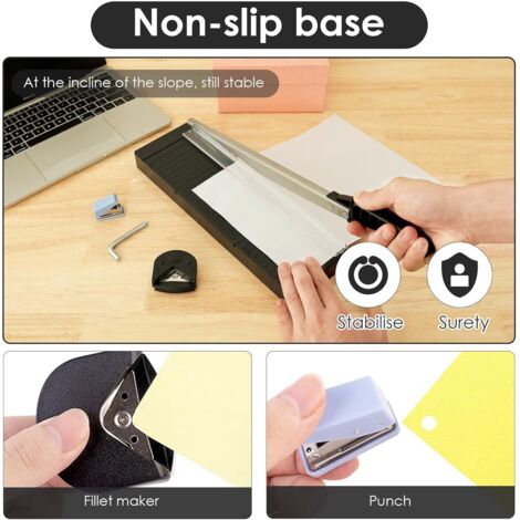 Steel blade paper cutter - Paper cutter - Lever-type paper cutter ...