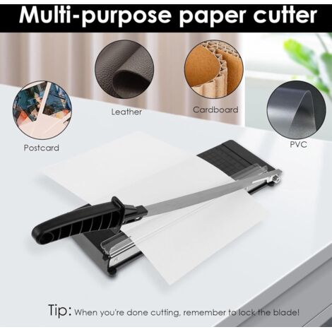 Steel blade paper cutter - Paper cutter - Lever-type paper cutter ...