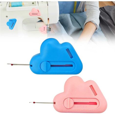 Two-pack magnetic sewing guides, adjustable 2-in-1 sewing guide belt with built-in tearer, magnetic fabric guide, precision sewing accessories for sewing machines. (1/4)