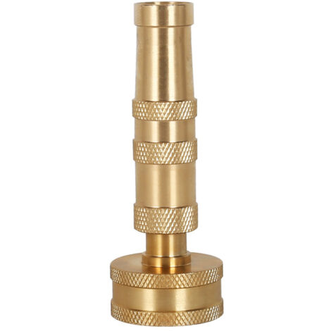 Adjustable rotary hose nozzle, 3-inch heavy-duty brass hose nozzle, sprayer (1/3)