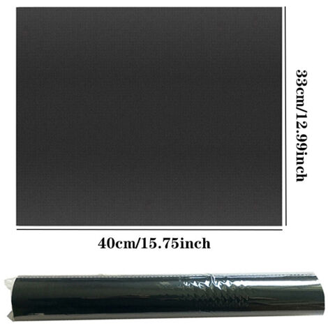 Four-piece BBQ mat set, fireproof - 40x50cm floor mat, suitable for heat insulation of gas grills, braziers, charcoal grills and fireplaces. (1/4)