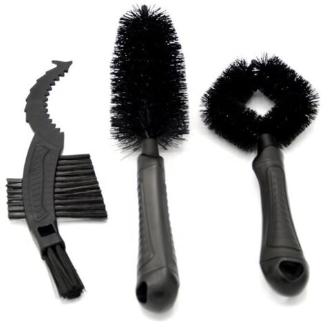 3-Piece Set - Motorcycle - Chain Cleaning Kit - Chain Cleaner - Chain Cleaning - Bicycle Tools - Chain Cleaning and Maintenance - Bicycle Cleaning Brush - For Bicycle Corners - Bicycle Maintenance Kit (1/5)