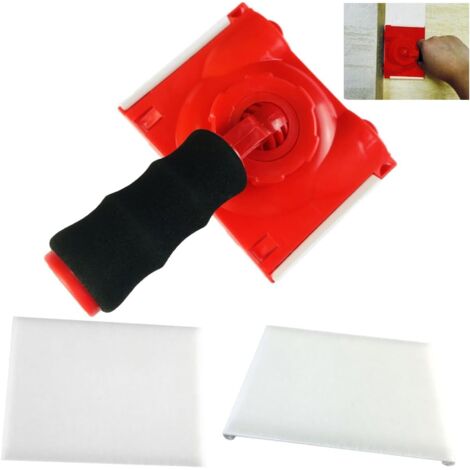 Paint edge trimmer with two replacement pads Corner wall and ceiling pad paint Paint pad applicator Edge painting tool with painter's pad lead Wall painting edge trimmer (1/5)