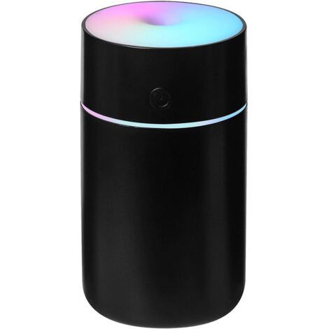 Portable Mini Humidifier - Car Aroma Humidifier - Rechargeable Small Personal Humidifier - Cool Mist - Adjustable Color Ambient Light - 4/8 Hour Timer Spray Mode - Suitable for Bedrooms and Offices - (1/4)