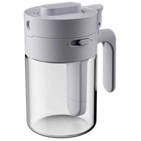 Seasoning and spice storage box, 2-in-1 spice rack, detachable spice jar, comes with a spoon (grey). (1/5)