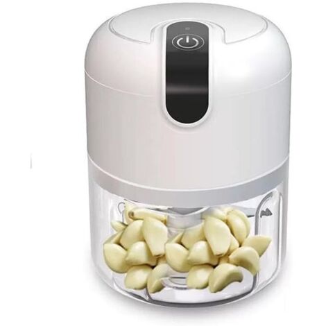 Blender - Portable Blender - Food Processor - Mini Blender - 250ml - Rechargeable - Suitable for baby food, vegetable smoothies, peppers, vegetables, nuts, fruits, and meats - White (1/5)