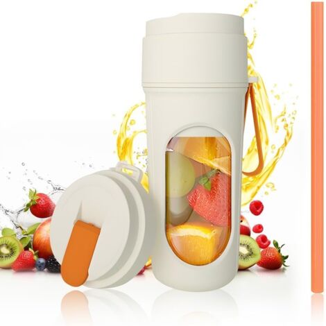Portable blender - Carry-on blender - Wireless - Portable mini blender - Portable blender - Milkshake blender - 12 blades - Milkshake maker (1/5)