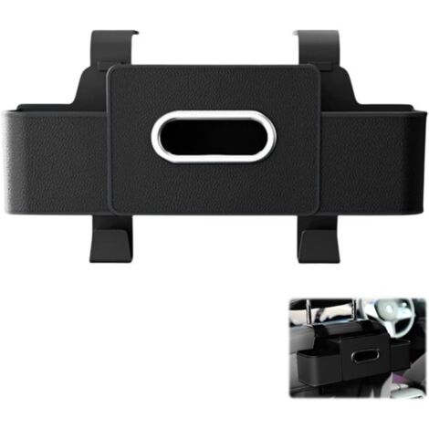 Car storage box - tissue box - car cup holder - storage rack - car accessories - suitable for most car models - black - 32.58.511.5 cm (1/5)