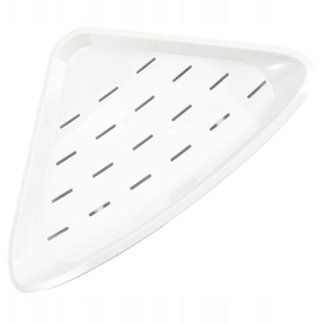 Étagère Coin Salle Bain Pratique Plastique Durable (1/4)