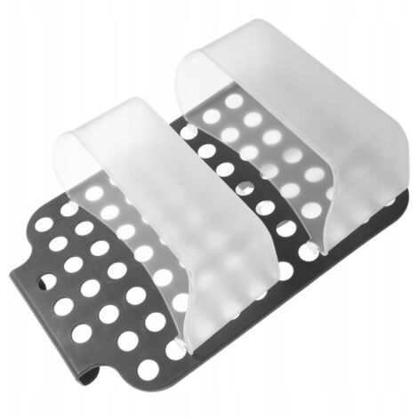 Étagère Murale Salle Bain Plastique Double Couche (1/4)