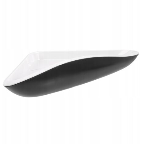 Étagère Coin Plastique Noir Salle Bain Douche (1/4)
