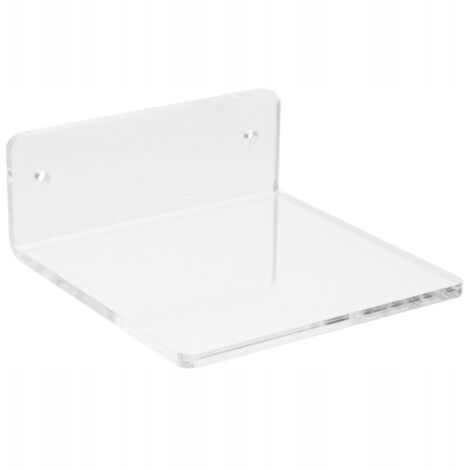 Étagère Murale Acrylique Transparente Sans Percage (1/4)