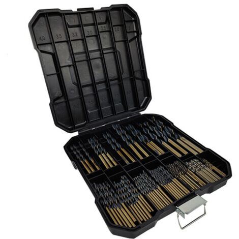 Foret hélicoïdal HSS 99 pièces 1.5mm-10mm avec boîte pour métal bois (1/5)
