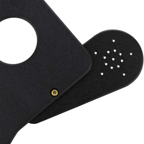 Lot de 2 obturateurs oculaires ophtalmiques noir outil examen vue (1/2)