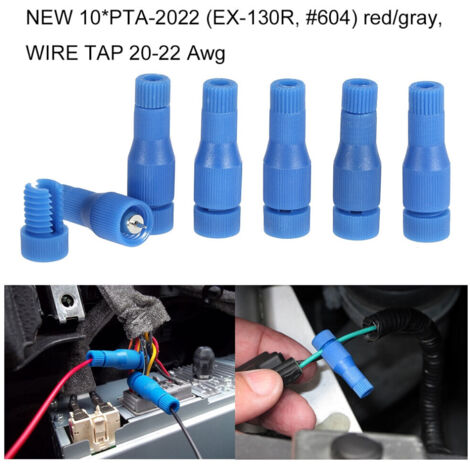10 pièces connecteurs rapides 605/6 fil 16-18 AWG, borne électrique (1/5)
