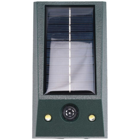 Répulsif ultrason oiseaux extérieur stroboscope mouvement alarme anti-intrusion