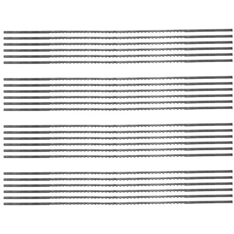 24 pièces lames scie chantourner 5" 12 TPI dents régulières bois bricolage (1/5)