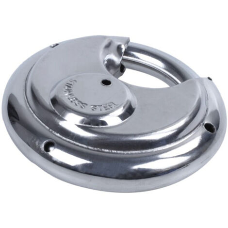 2 cadenas sécurité extérieur robustes 70mm en acier inox pour porte garage (1/5)