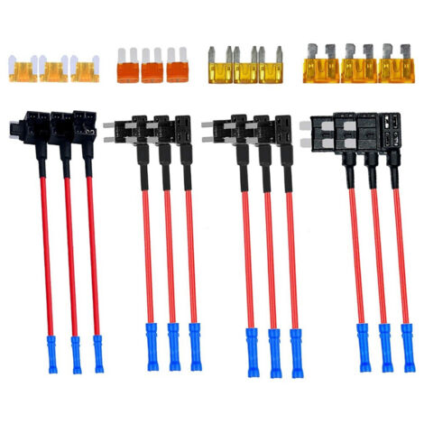 4 types adaptateurs fusibles 12V add-a-circuit avec adaptateur MICRO2 ATC ATS (1/5)