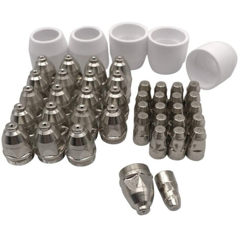 45 pièces électrodes P80 consommables torche plasma, kit de coupe 1.5mm (1/5)