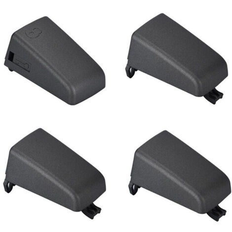 LR018254 4 capuchons poignée porte Freelander 2 LR2 LR3 CXJ500050 CXJ500060 gris (1/5)