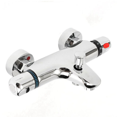 Mitigeur thermostatique salle de bain, ensemble robinets douche baignoire (1/5)