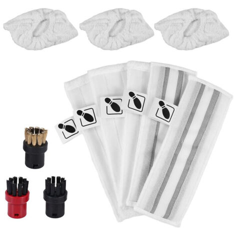 Accessoires nettoyeur vapeur Easyfix SC2-SC5 essuie-glaces brosses vadrouille rondes (1/5)