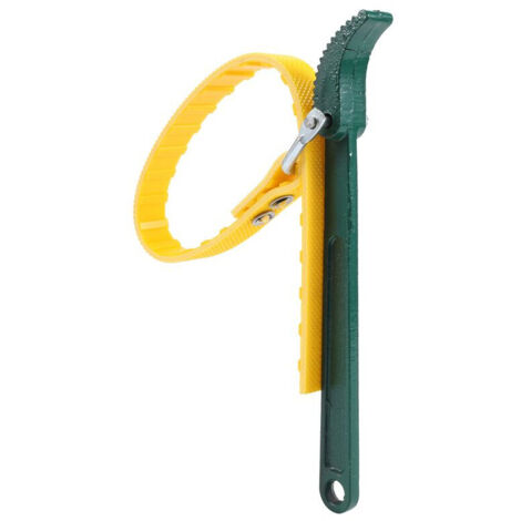 Clé à courroie pour filtre à huile 8 pouces, outil à main de retrait réglable (1/5)