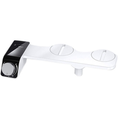 Bidet attache de siège WC ultra-mince non électrique, double buse eau froide, Asie/Australie (1/2)