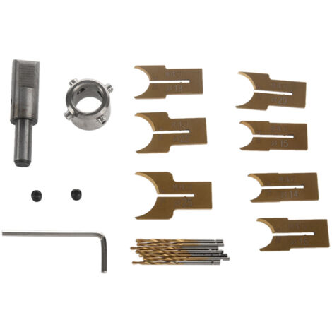 16 pièces mèches à fraiser en carbure de tungstène 14-25mm pour menuiserie (1/2)