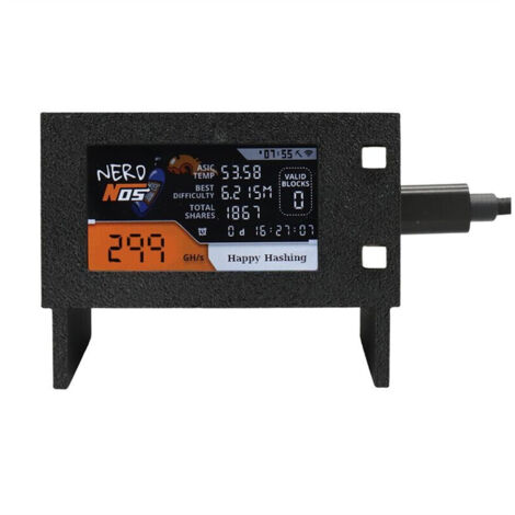NerdMiner Nerdnos 80-300GH/S Bitcoin solo miner Wi-Fi BTC ASIC mineur crypto-monnaie plug and play