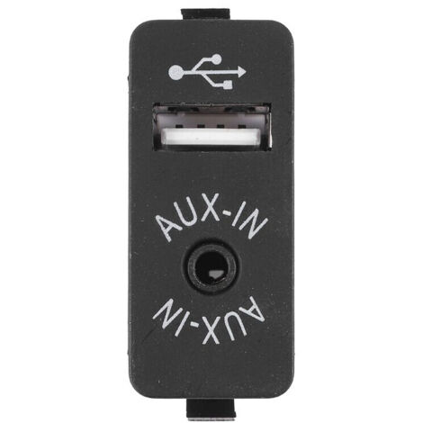 Adaptateur prise auxiliaire USB pour BMW E81 E87 E90 F10 F12 E70 X4 X5 X6 (1/5)