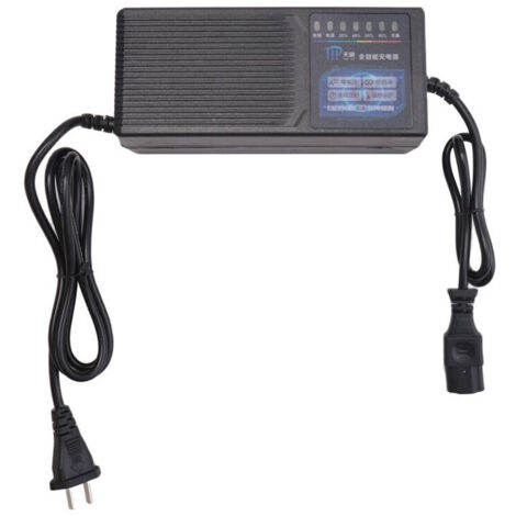 Chargeur batterie plomb-acide 60V 20AH avec affichage 7 lumières et protection fuite